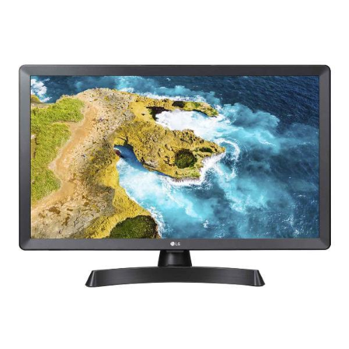 LG 24TQ510S-PZ - Monitor a LED con sintonizzatore TV - Smart - 23.6" - 1366 x 768 HD - 250 cd/m² - 1000:1 - 14 ms - 2xHDMI, RCA (composito), RCA (componente) - altoparlanti - nero, grigio ferro